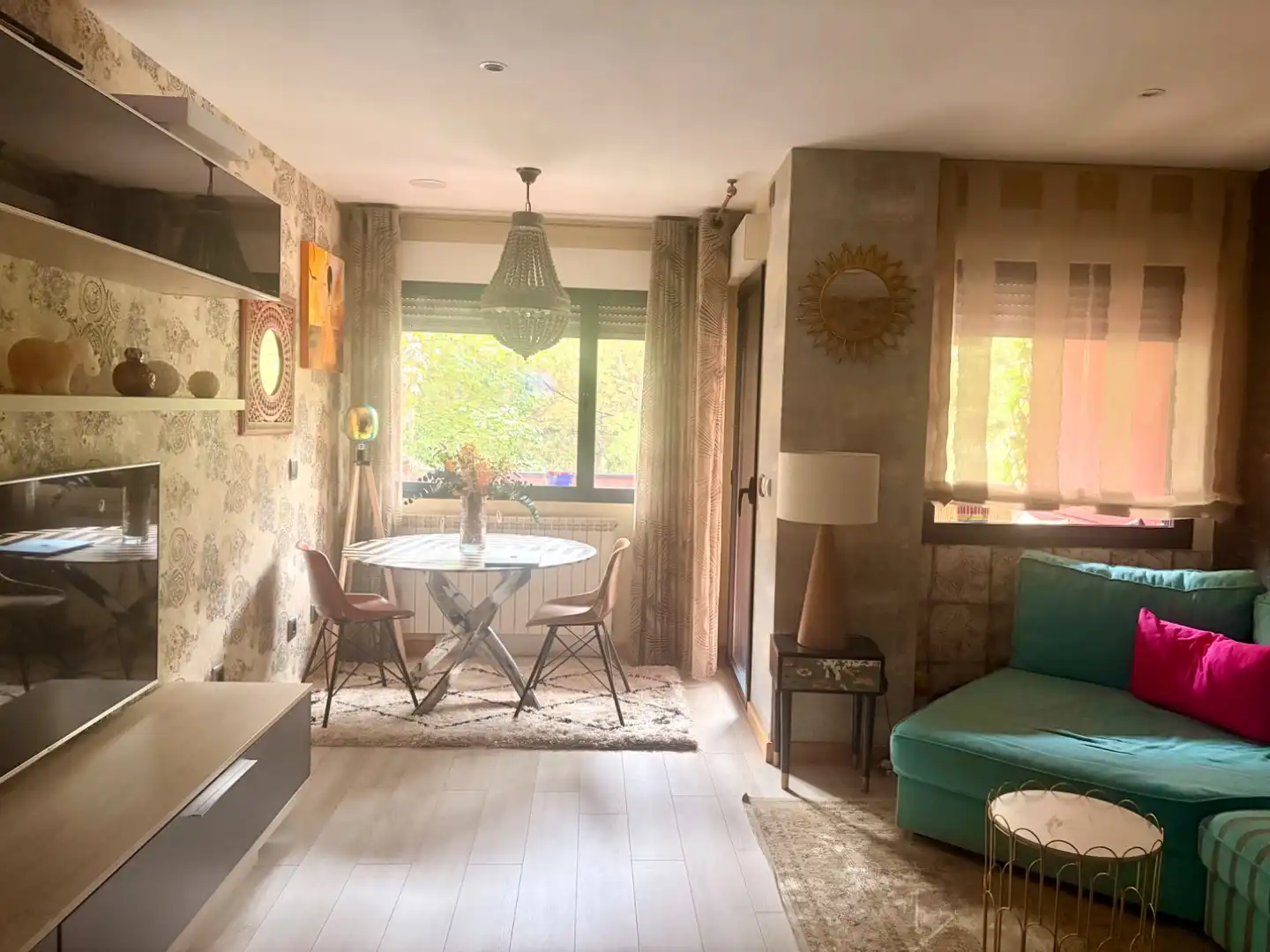 Sala de estar de Piso en venta en León Capital  con Terraza