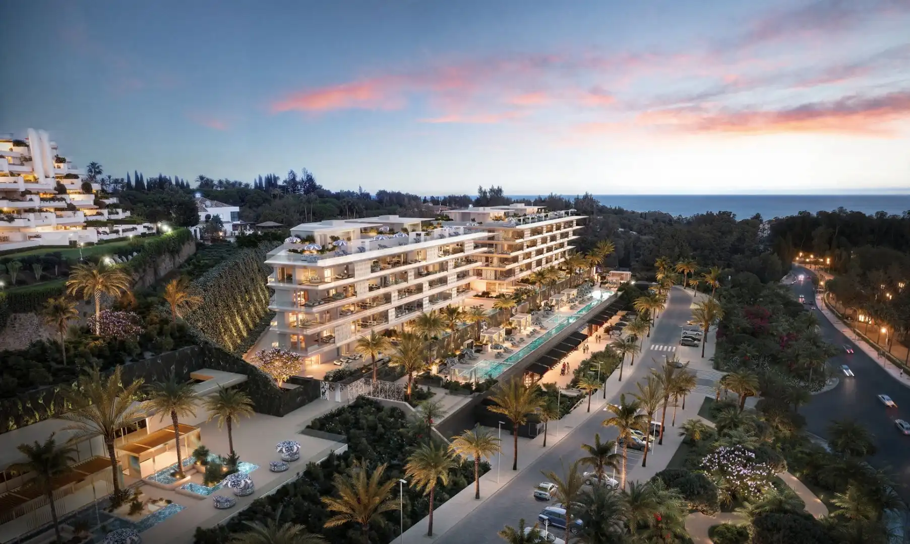 Außenansicht von Erdgeschoss zum Verkauf in Marbella mit Klimaanlage, Privatgarten und Terrasse