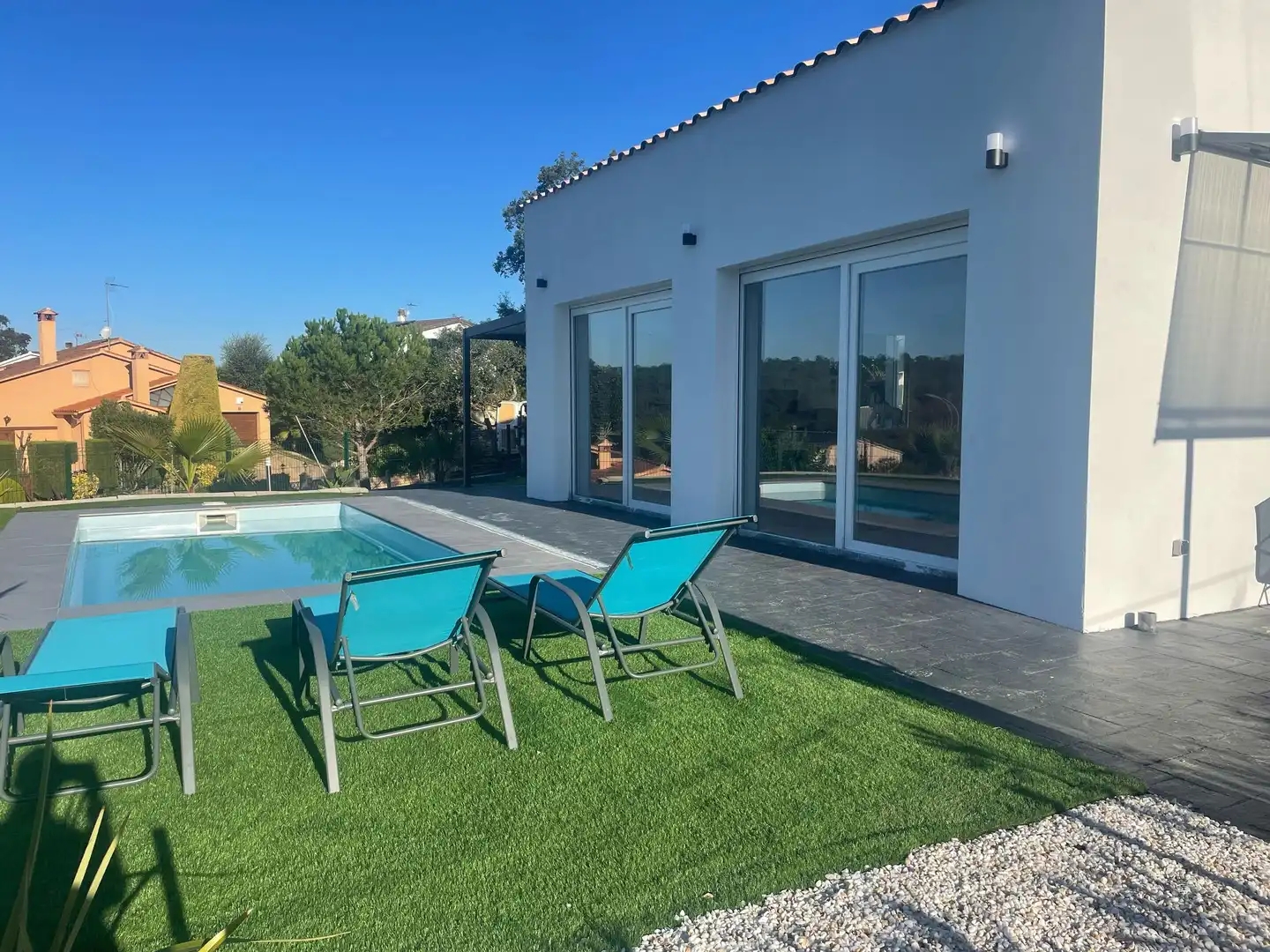 Piscina de Casa o chalet en venta en Vidreres con Calefacción, Jardín privado y Terraza