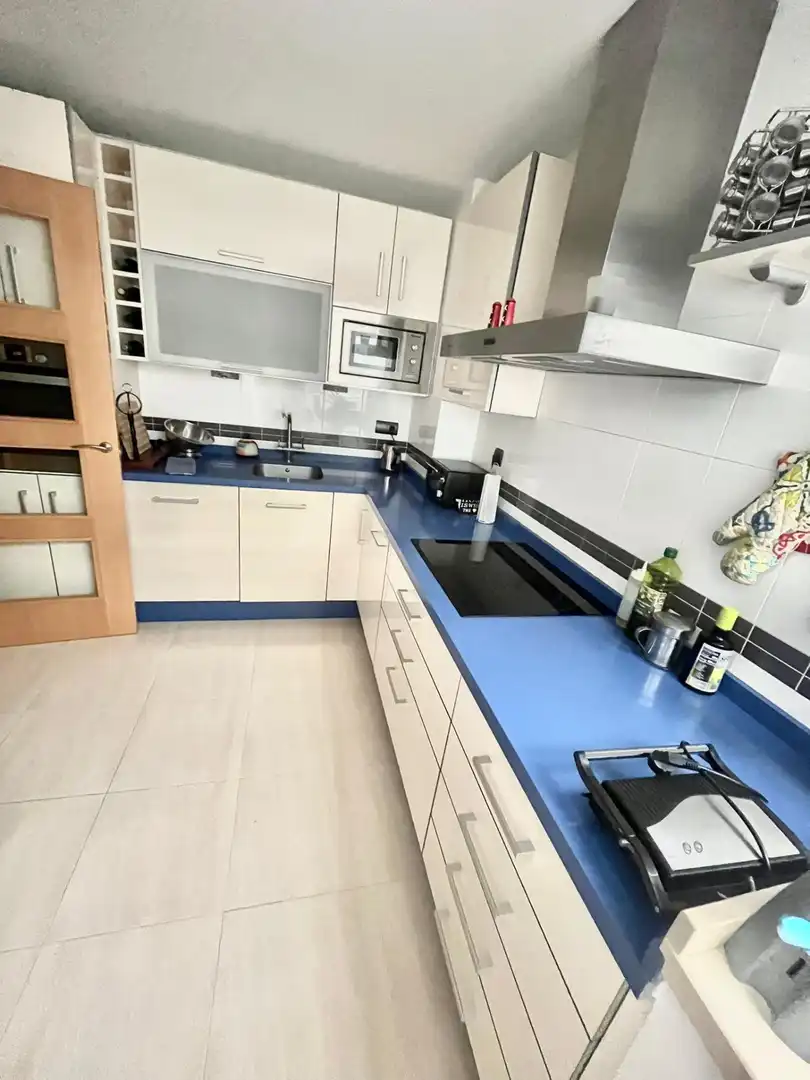 Cocina de Planta baja en venta en Almería con Aire acondicionado, Jardín privado y Terraza
