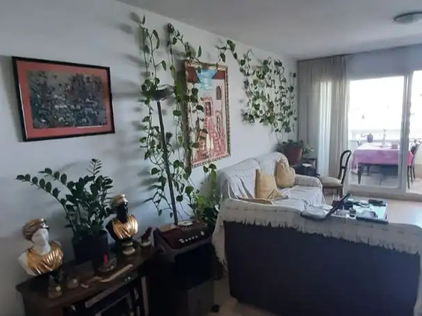 Living room of Flat for share in Marbella  with Terrace, Swimming Pool and Furnished