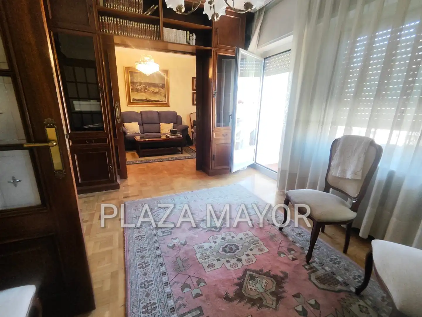 Sala de estar de Piso en venta en Salamanca con Calefacción, Parquet y Amueblado
