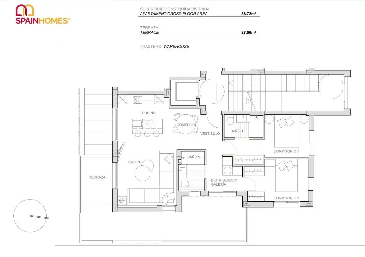 Appartement compact avec terrasse à vendre à Mar Menor Golf, imagen 27