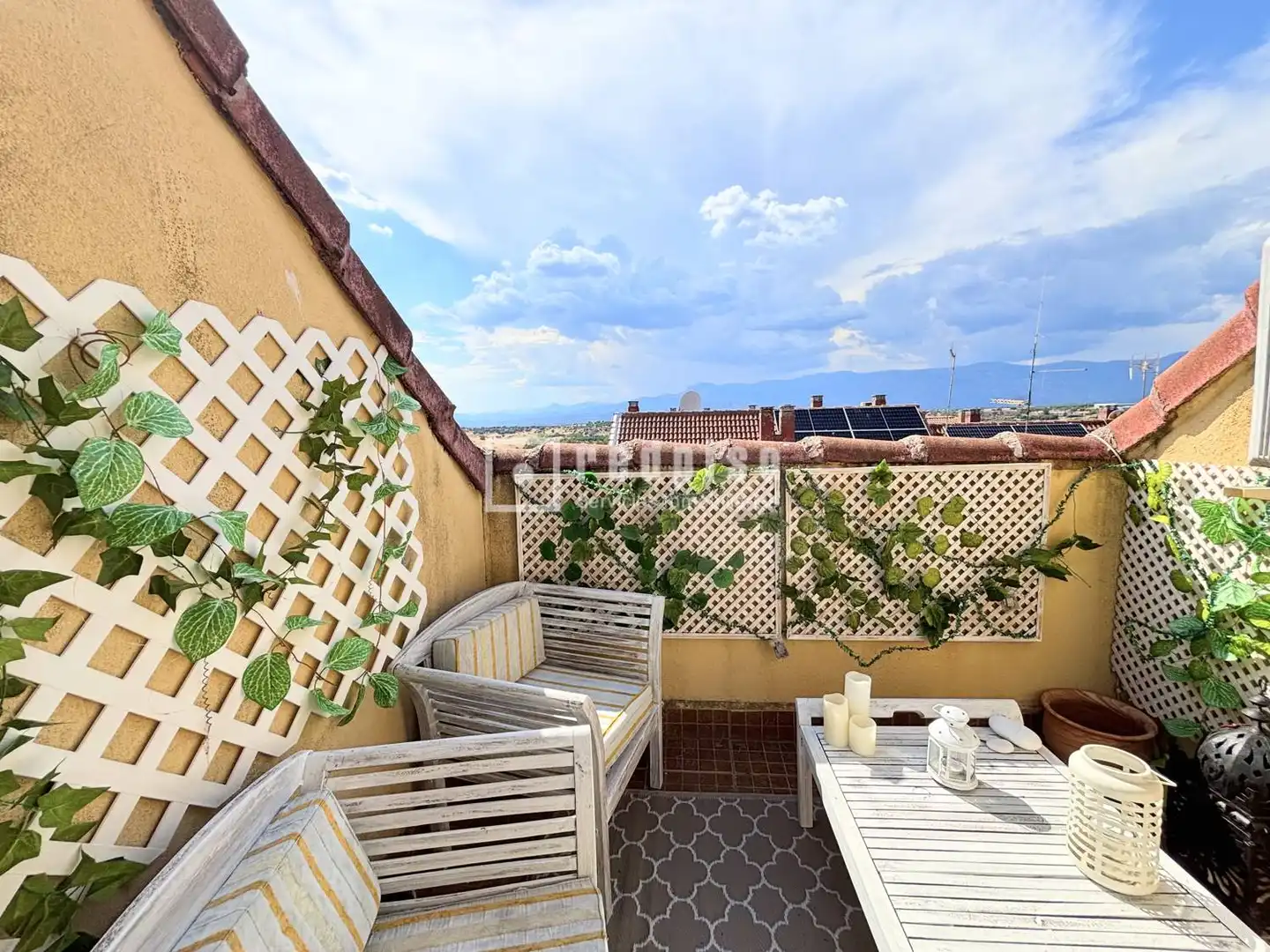 Terraza de Casa o chalet en venta en Colmenar Viejo con Aire acondicionado, Calefacción y Jardín privado