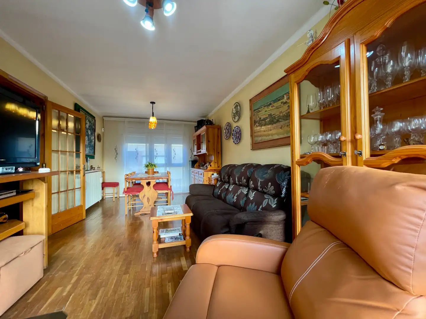 Sala de estar de Casa o chalet en venta en Sant Pau de Segúries con Aire acondicionado, Jardín privado y Terraza