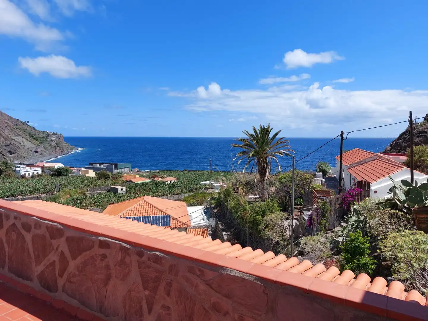 Vista exterior de Finca rústica en venta en Hermigua con Jardín privado, Terraza y Amueblado