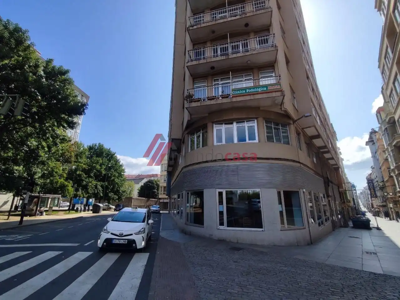 Vista exterior de Piso de alquiler en Ferrol con Calefacción, Parquet y Terraza