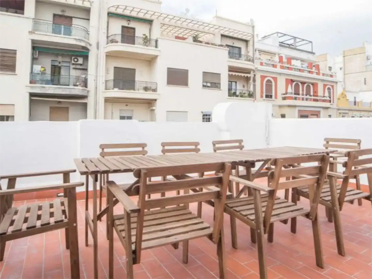 Terrace of Attic for rent in Valencia  with Furnished and Balcony