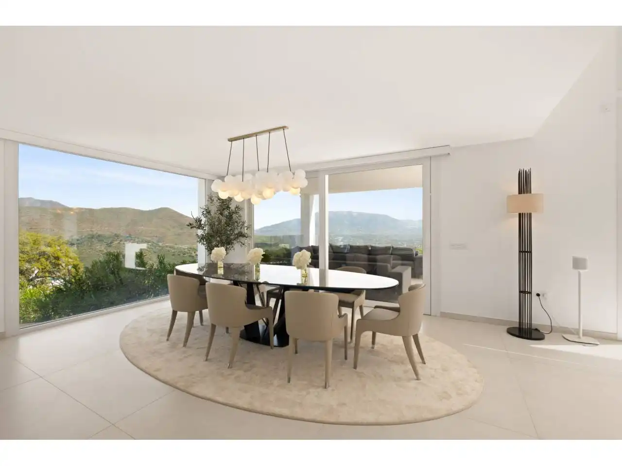Dining room of Houses for sale in Ojén  with Air Conditioner, Heating and Private garden