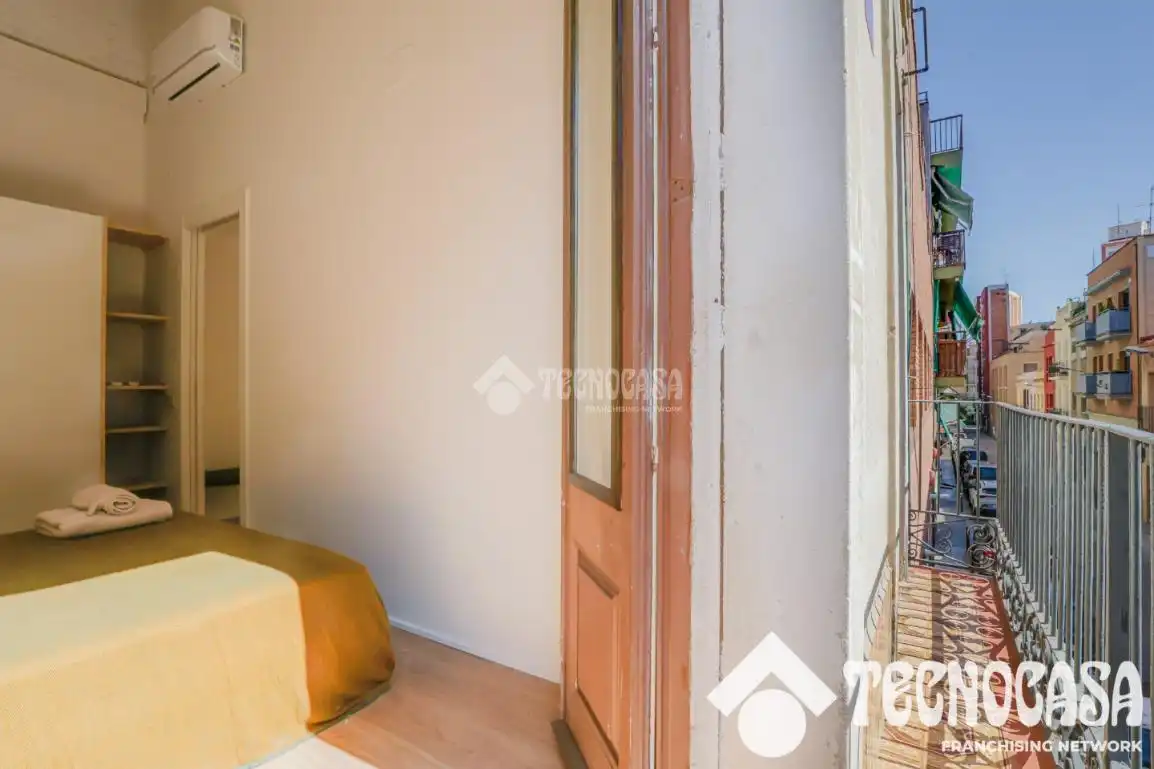 Schlafzimmer von Wohnung zum Verkauf in Barcelona mit Terrasse