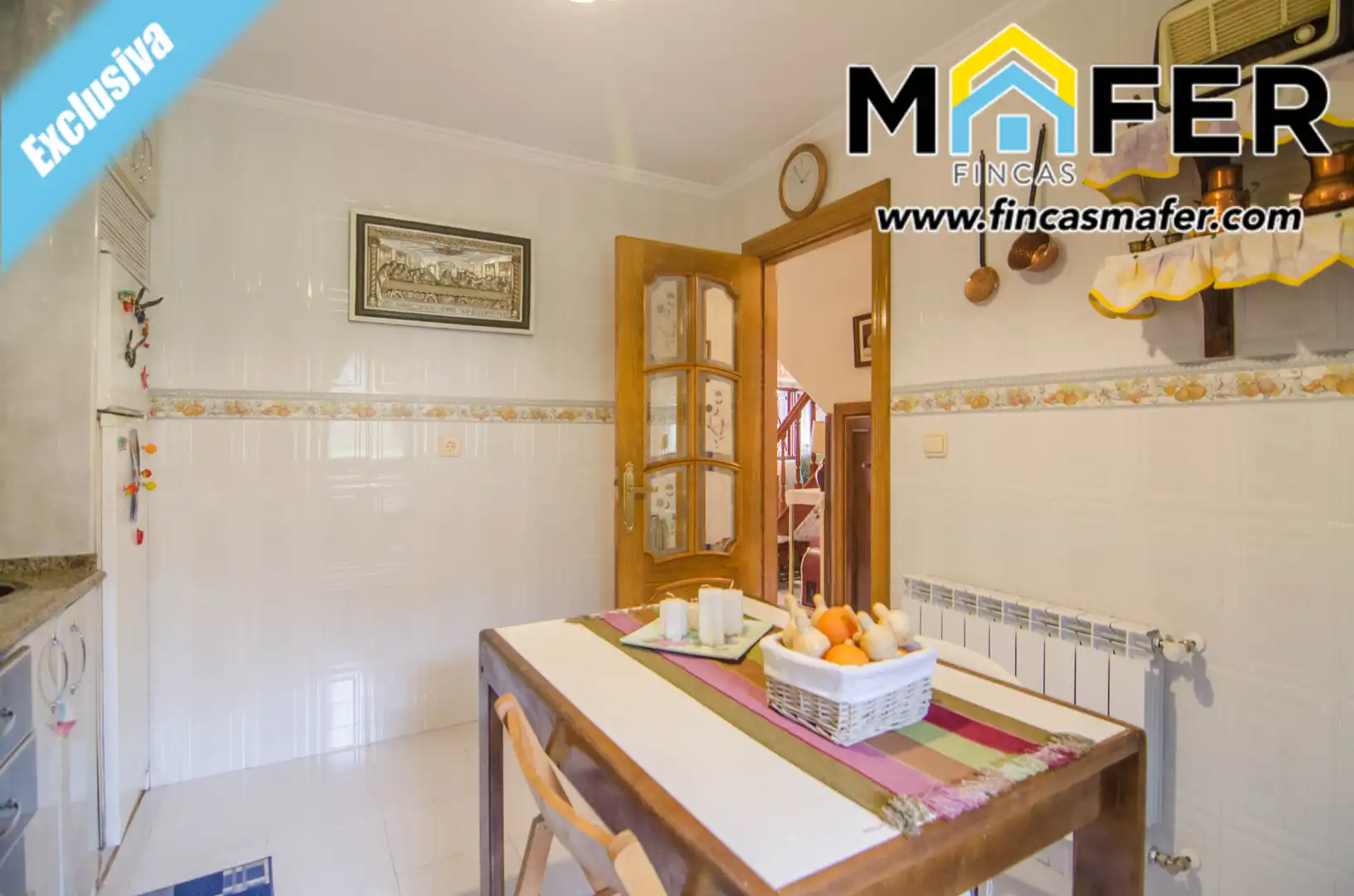 Cocina de Casa adosada en venta en Ruesga con Calefacción, Parquet y Balcón