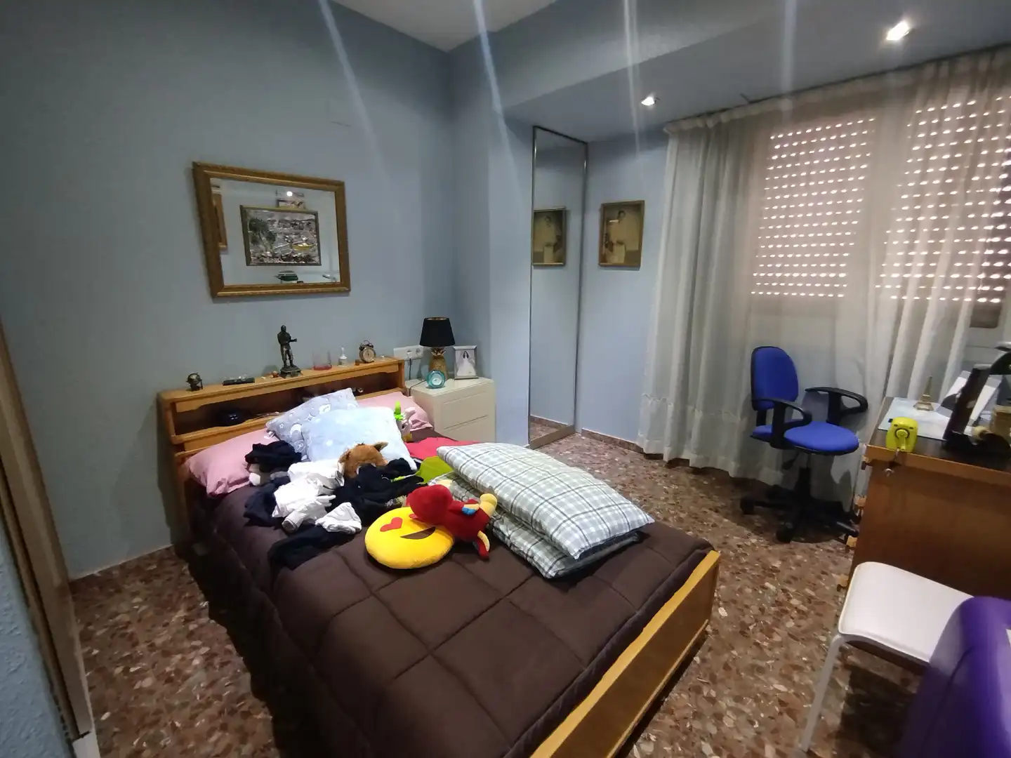 Schlafzimmer von Wohnung zum Verkauf in Almazora / Almassora mit Klimaanlage, Möbliert und Ofen