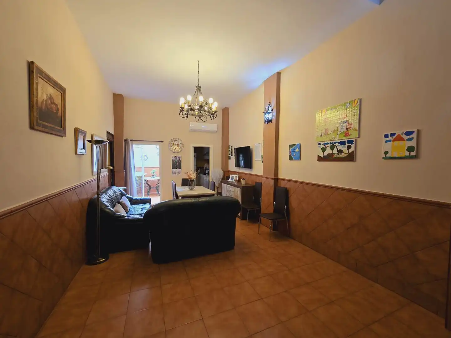 Sala de estar de Casa o chalet en venta en Alcalá de Guadaira con Trastero