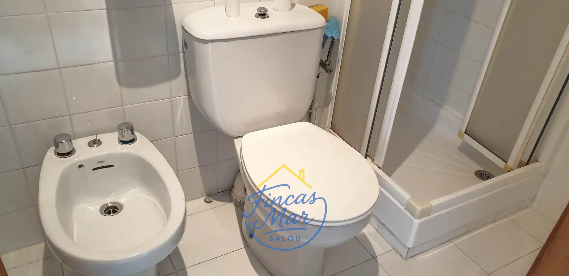 Badezimmer von Wohnung zum Verkauf in Salou mit Möbliert