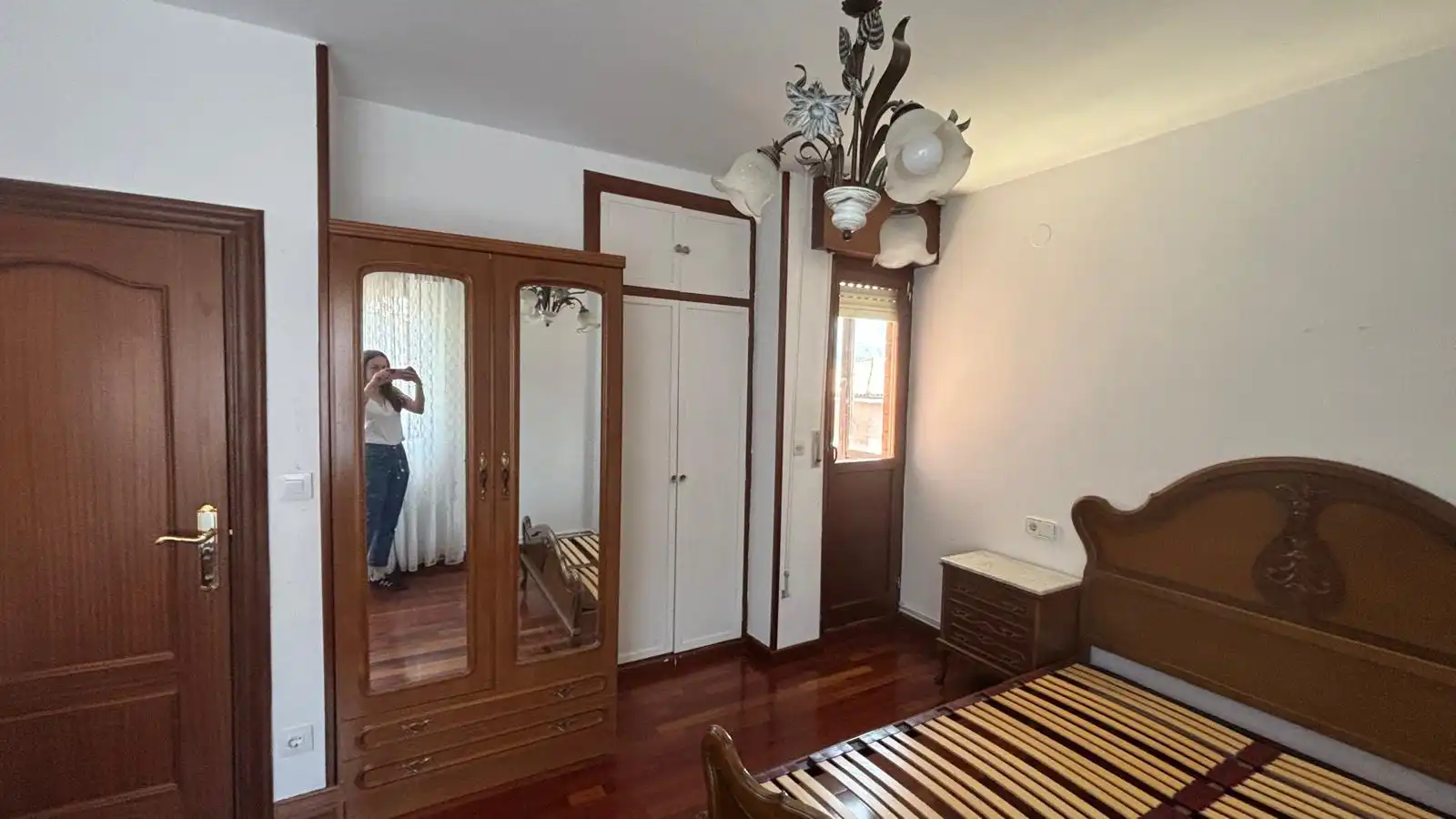 Schlafzimmer von Wohnung zum Verkauf in Rasines mit Heizung, Möbliert und Ofen