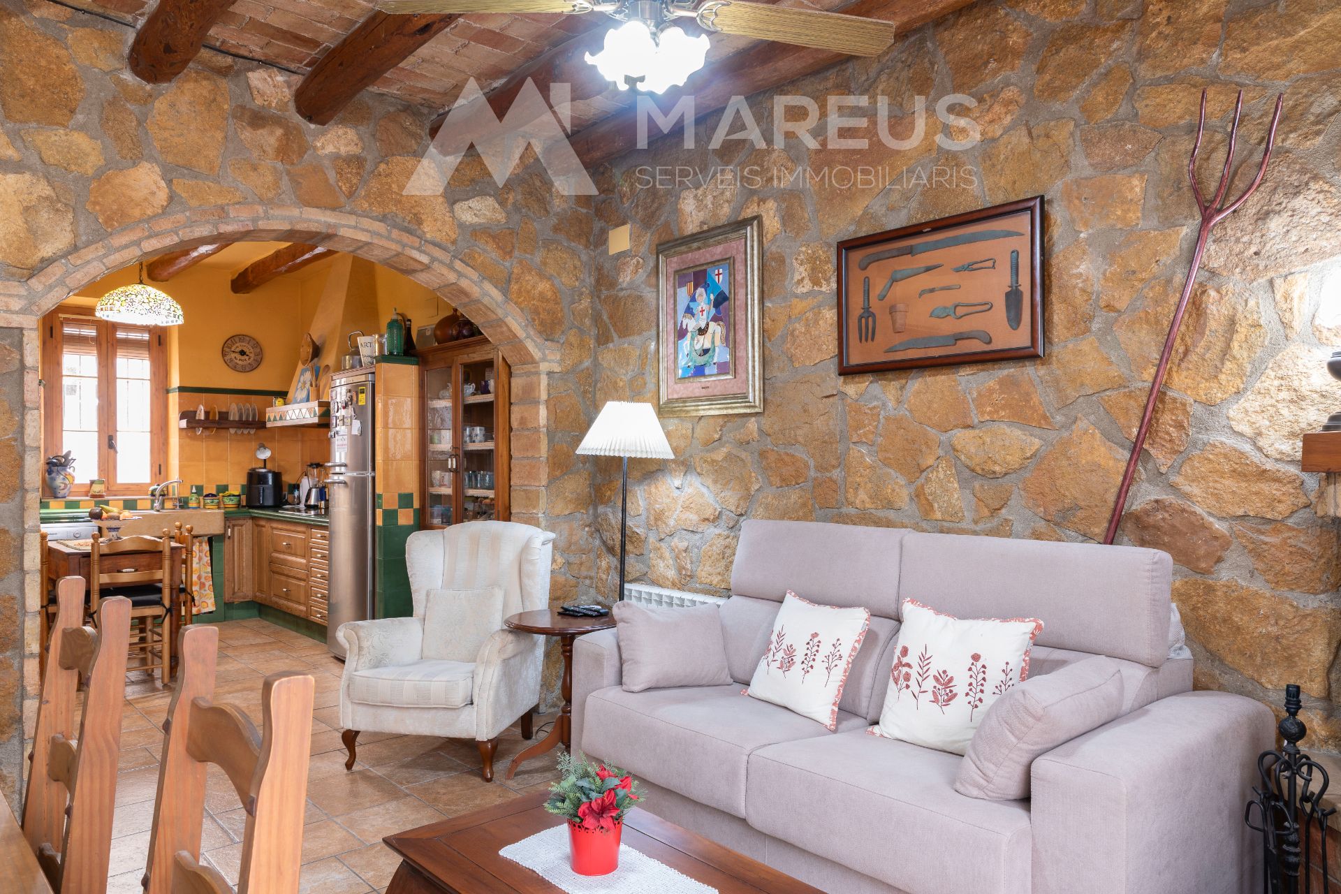 Living room of Single-family semi-detached for sale in Torrelavit  with Heating