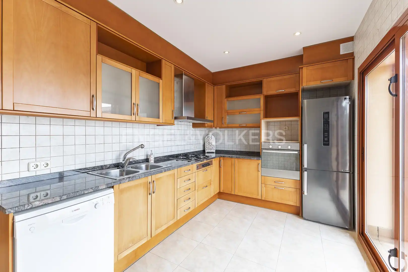 Kitchen of Flat for rent in Caldes d'Estrac  with Air Conditioner, Heating and Terrace