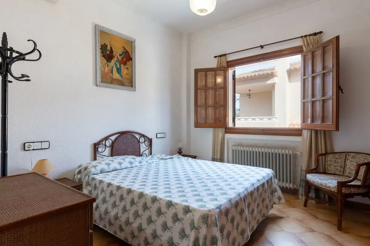 Schlafzimmer von Country house zum Verkauf in Mogente / Moixent mit Klimaanlage, Heizung und Terrasse