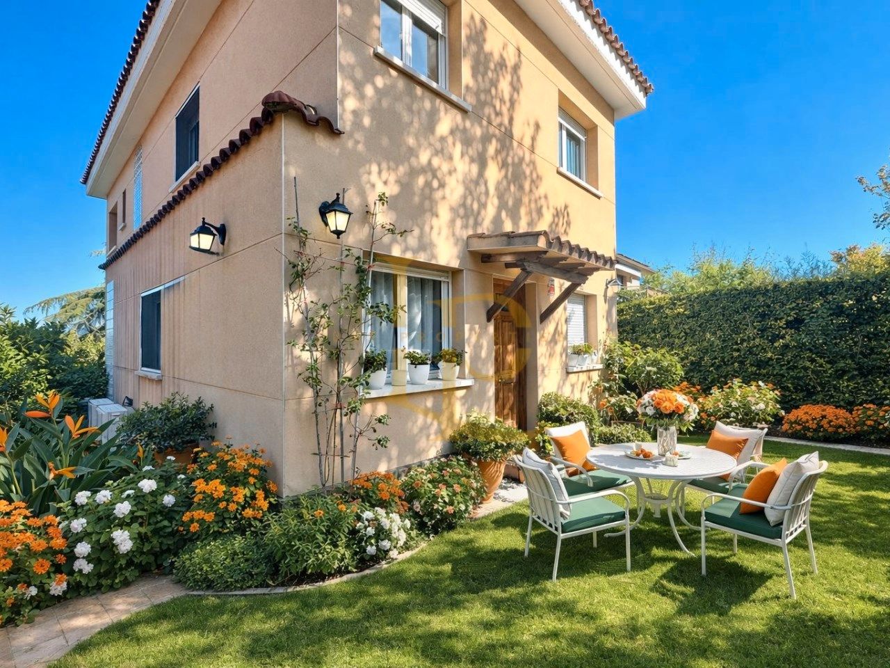 Jardí de Casa o xalet en venda en Sant Cugat del Vallès amb Aire condicionat, Calefacció i Jardí privat