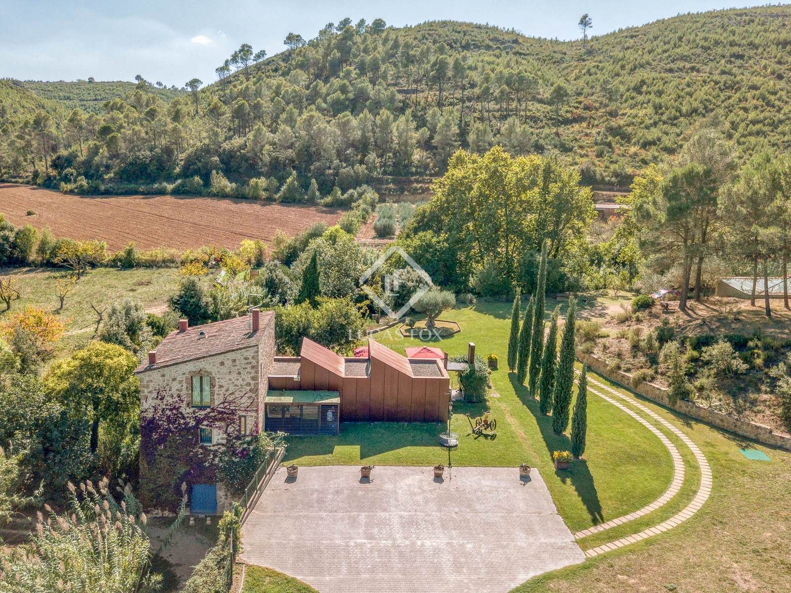 Garden of Country house for sale in Boadella i les Escaules  with Air Conditioner, Heating and Private garden