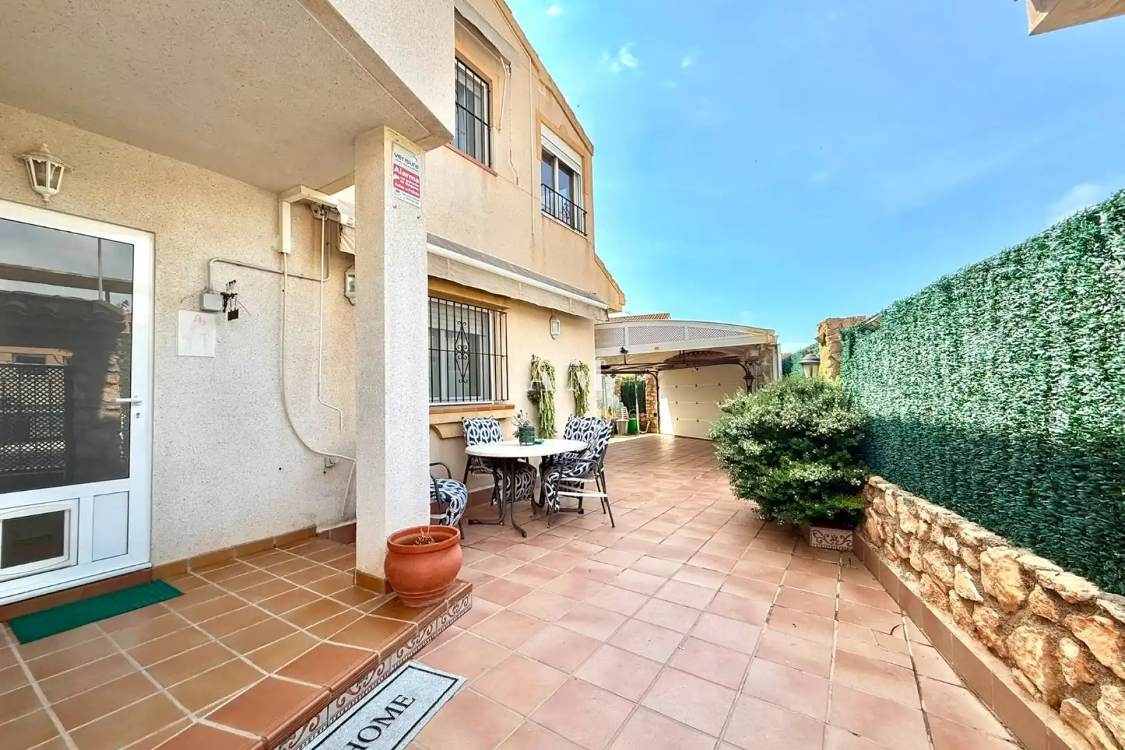 Terrassa de Casa adosada en venda en San Javier amb Aire condicionat, Calefacció i Jardí privat