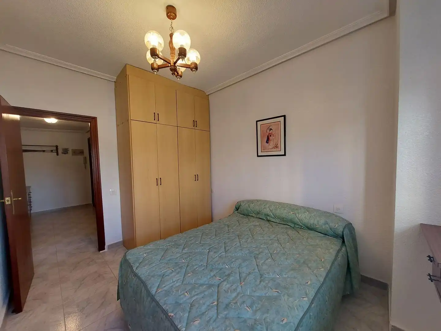 Bedroom of Flat for sale in El Campello  with Terrace, Furnished and Community pool