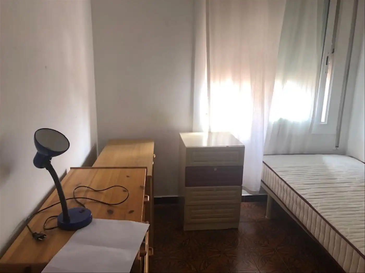 Bedroom of Flat for rent in Barcelona  with Terrace, Furnished and Oven