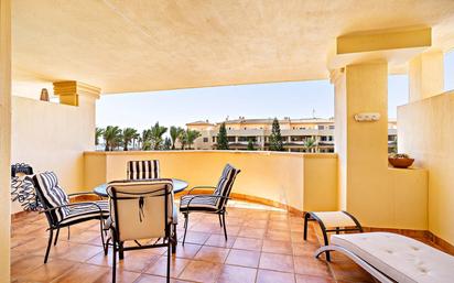 Terrasse von Dachboden zum verkauf in Roquetas de Mar mit Klimaanlage und Terrasse