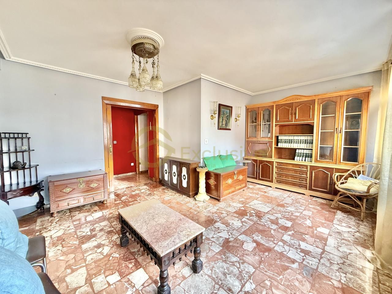 Sala d'estar de Pis en venda en Pravia amb Calefacció, Parquet i Terrassa