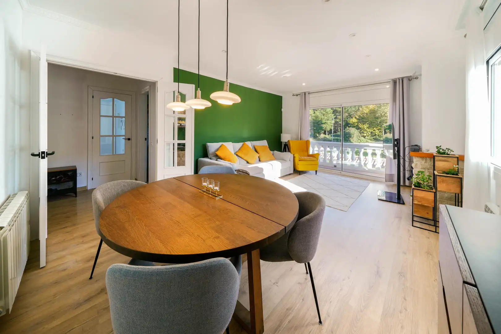Esszimmer von Haus oder Chalet zum Verkauf in Dosrius mit Heizung, Parkett und Terrasse