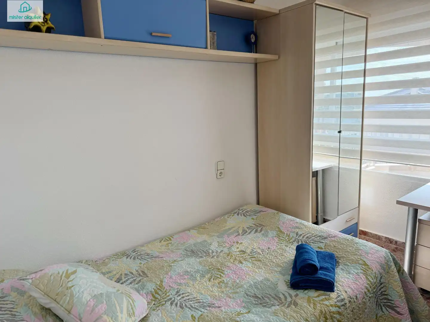 Bedroom of Apartments for rent in El Campello  with Air Conditioner, Terrace and Furnished