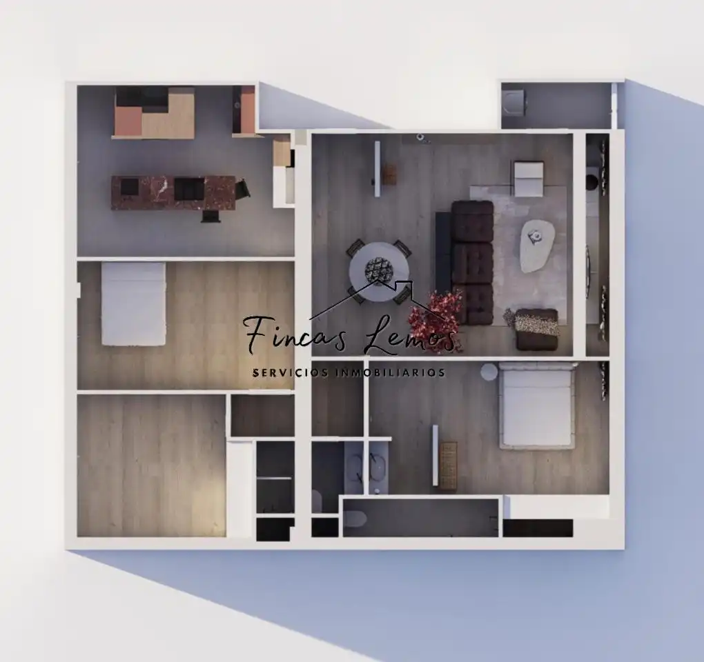 Living room of Flat for sale in Carballo  with Heating and Furnished