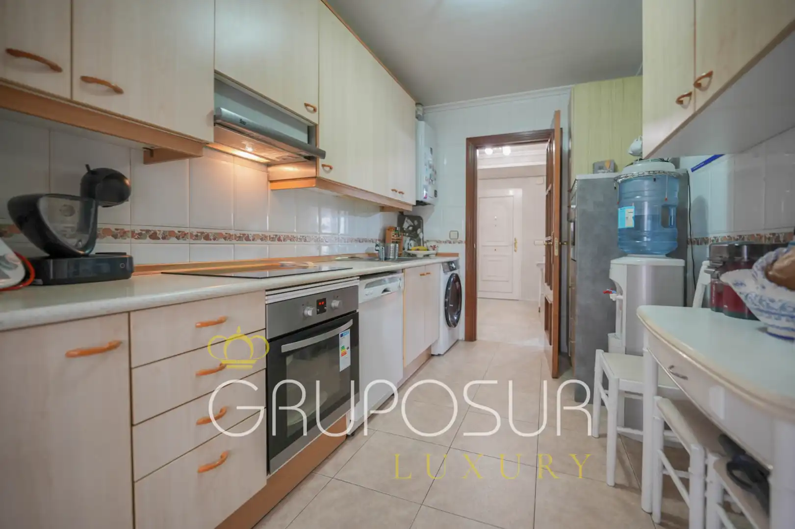Cocina de Casa adosada en venta en Arroyo de la Encomienda con Calefacción, Jardín privado y Parquet