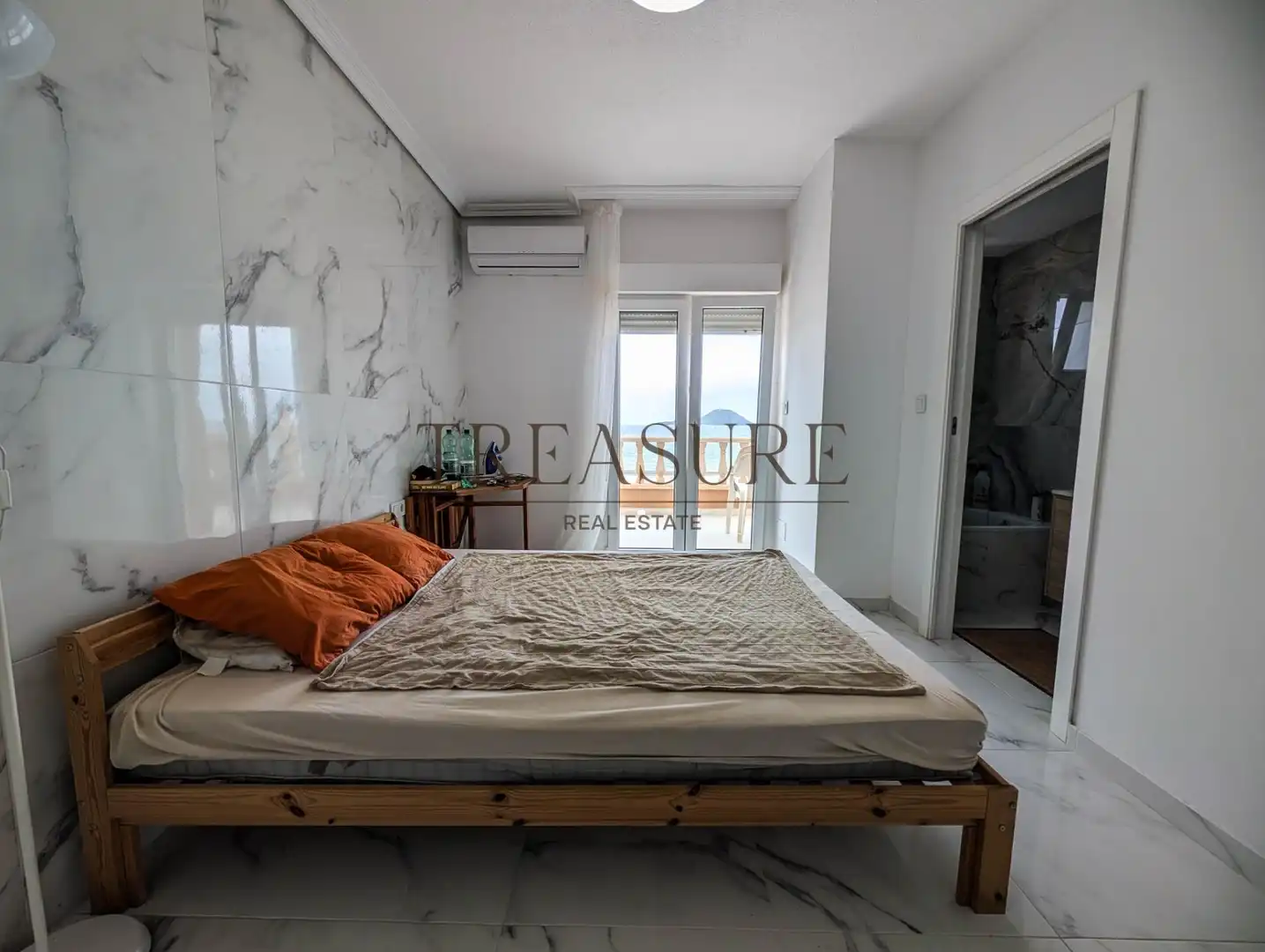 Bedroom of Houses for sale in La Manga del Mar Menor  with Air Conditioner, Private garden and Terrace