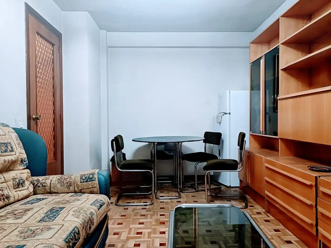 Wohnzimmer von Wohnung zum Verkauf in Madrid mit Heizung, Parkett und Terrasse