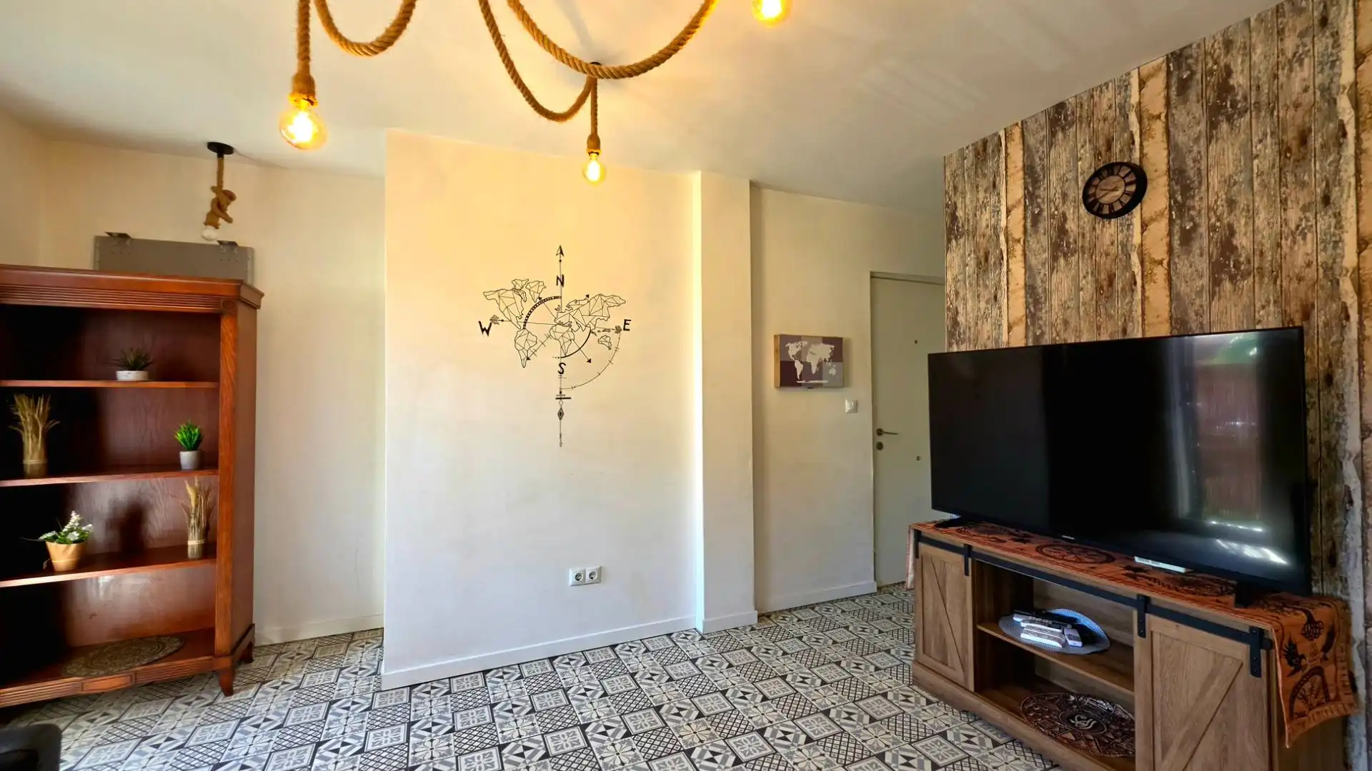 Sala de estar de Piso en venta en Cartagena con Aire acondicionado, Calefacción y Amueblado