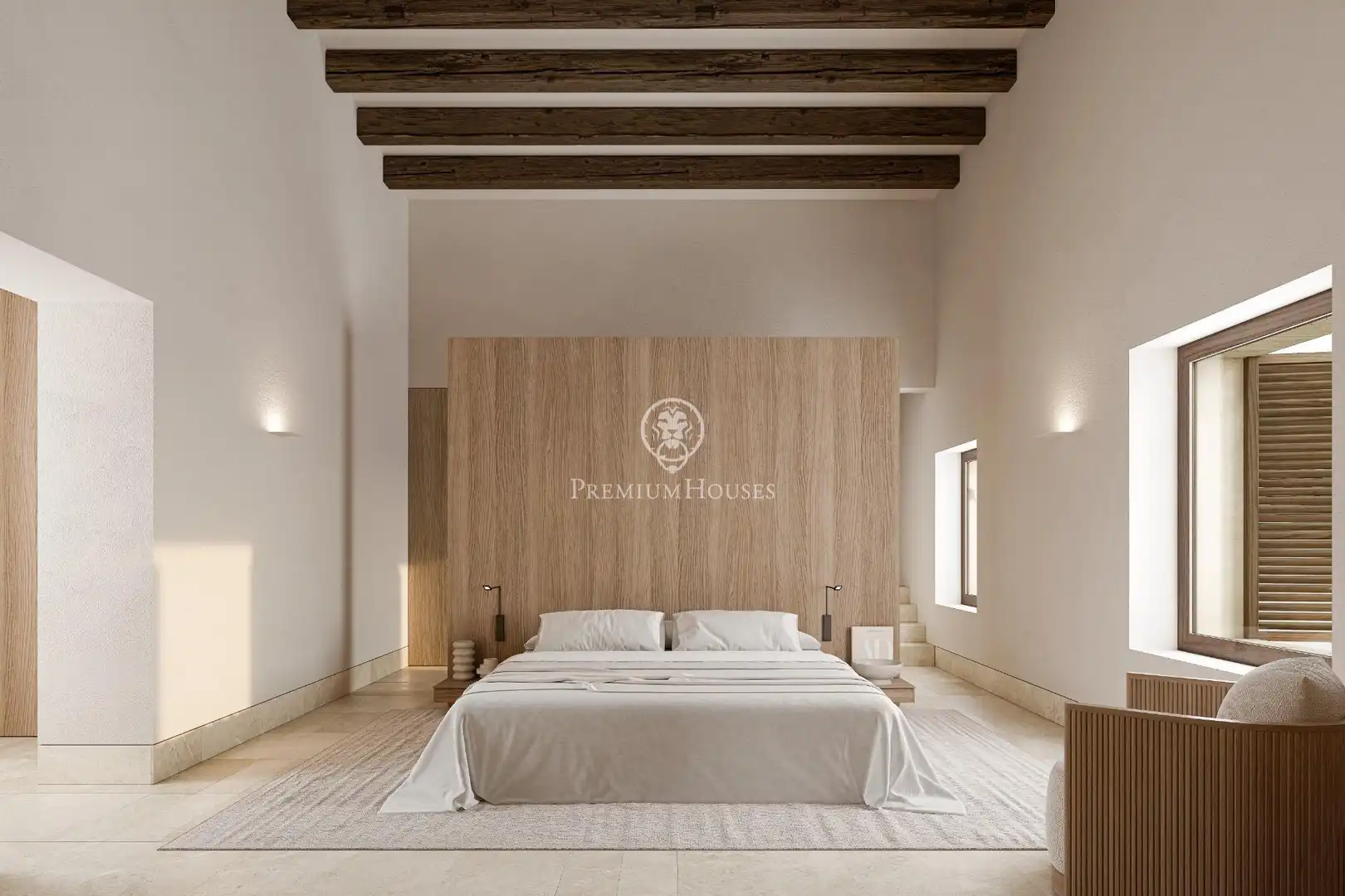 Dormitori de Finca rústica en venda en Esplugues de Llobregat amb Aire condicionat, Jardí privat i Terrassa