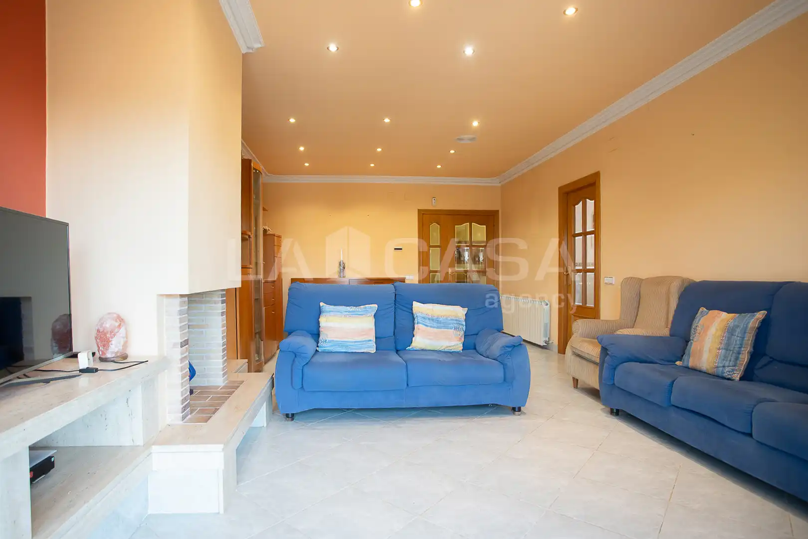 Sala d'estar de Casa o xalet en venda en Santa Eulàlia de Ronçana amb Aire condicionat, Calefacció i Terrassa