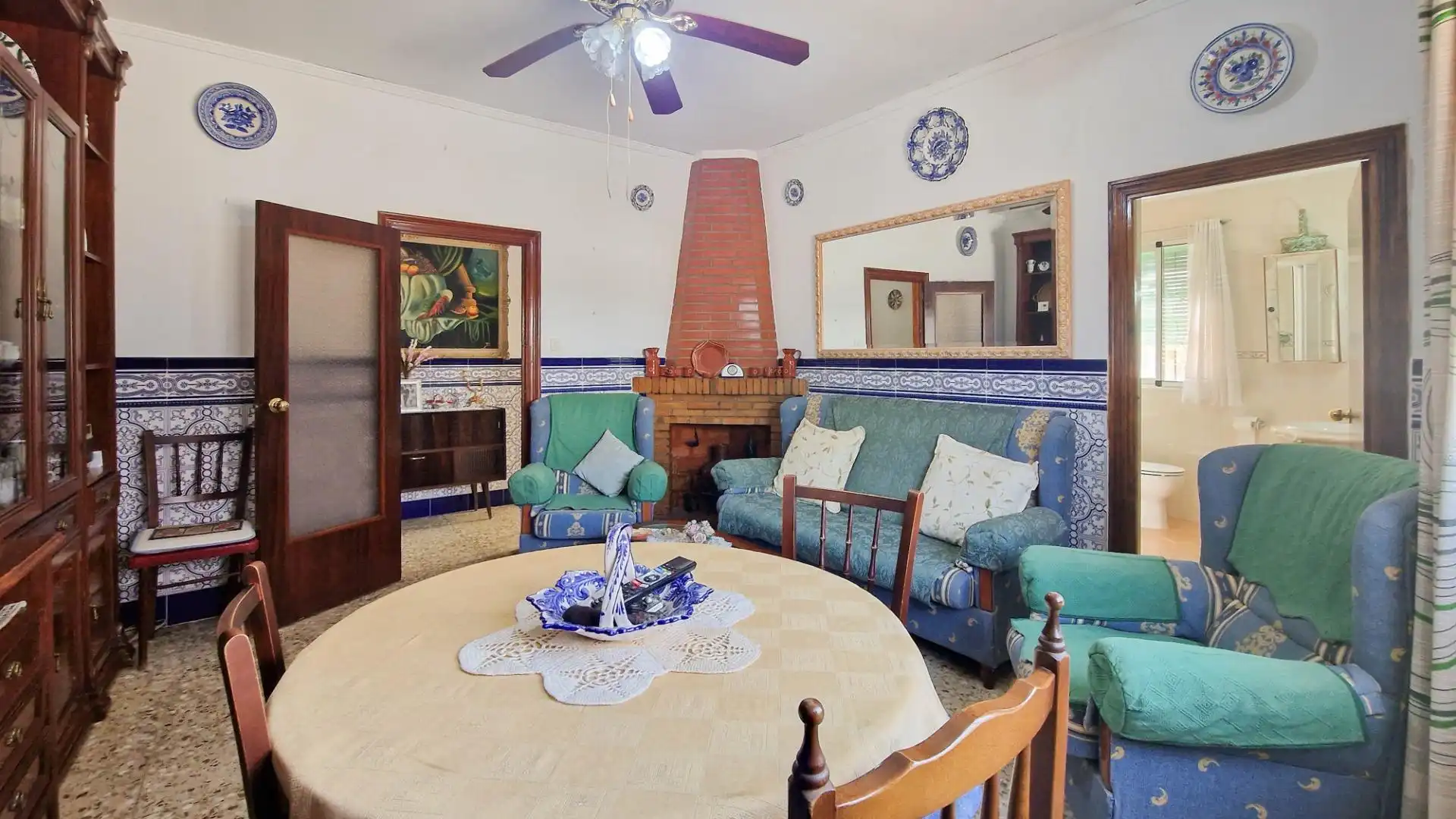Sala de estar de Casa o chalet en venta en Cheles con Aire acondicionado, Calefacción y Terraza