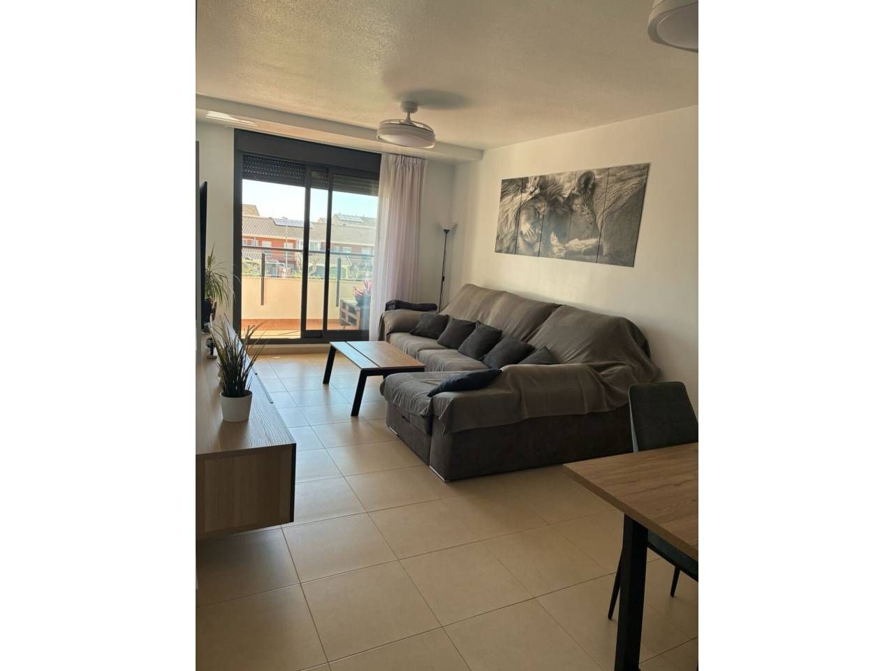 Living room of Flat for sale in  Murcia Capital  with Air Conditioner, Terrace and Storage room