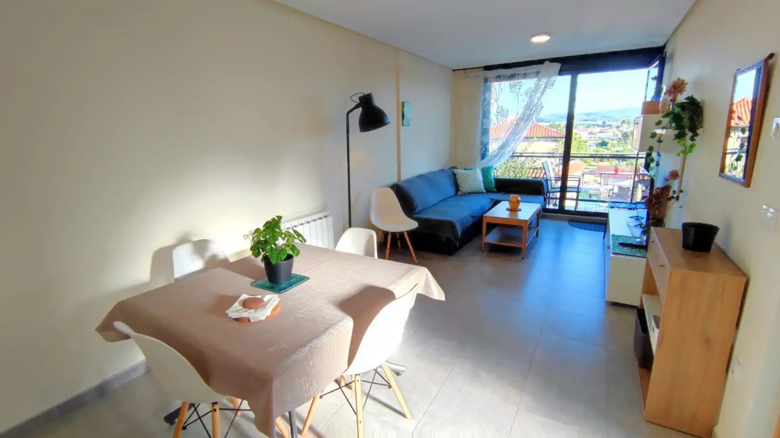 Living room of Flat for rent in Miengo  with Heating, Parquet flooring and Terrace