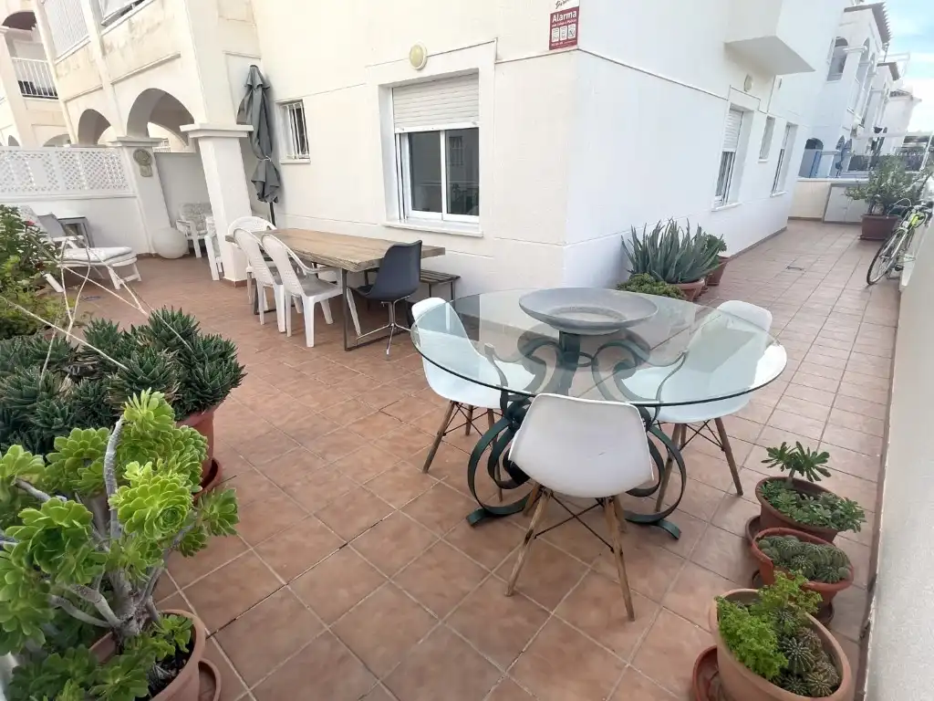 Terrasse von Wohnungen zum Verkauf in Mojácar mit Terrasse und Schwimmbad