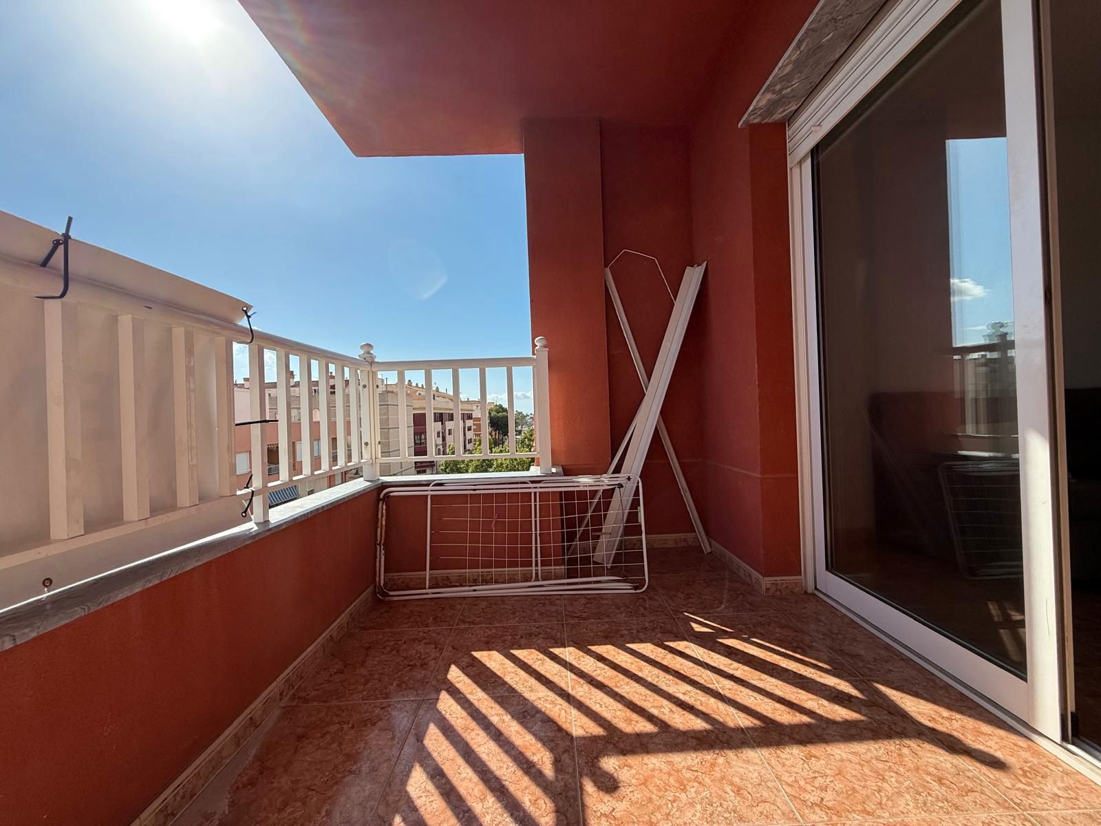 Balcony of Flat for sale in San Pedro del Pinatar  with Air Conditioner, Furnished and Oven