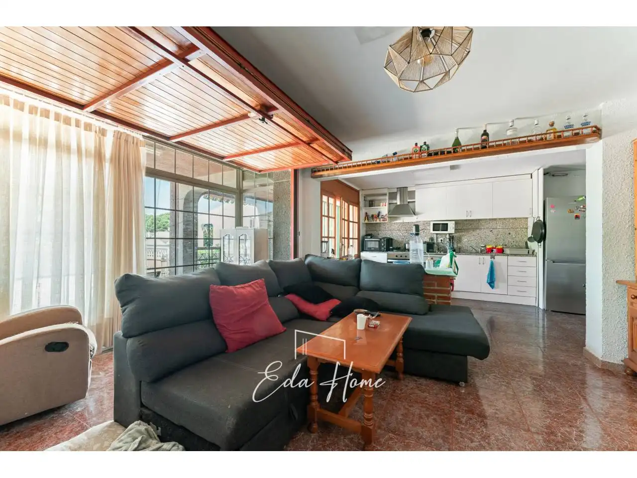 Living room of Houses for sale in Cunit  with Private garden, Terrace and Furnished