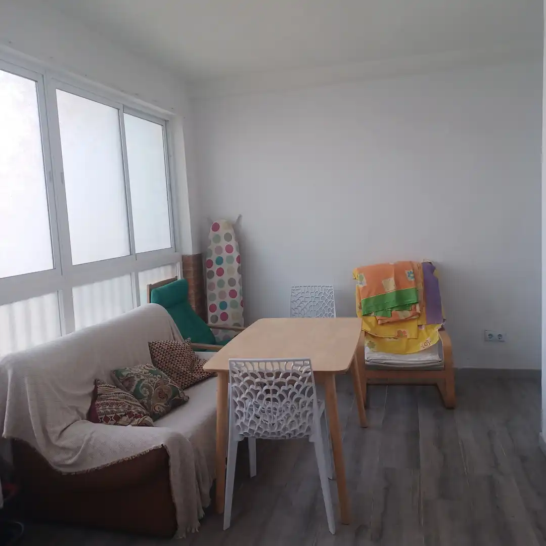 Living room of Flat for share in Málaga  with Terrace, Furnished and Oven