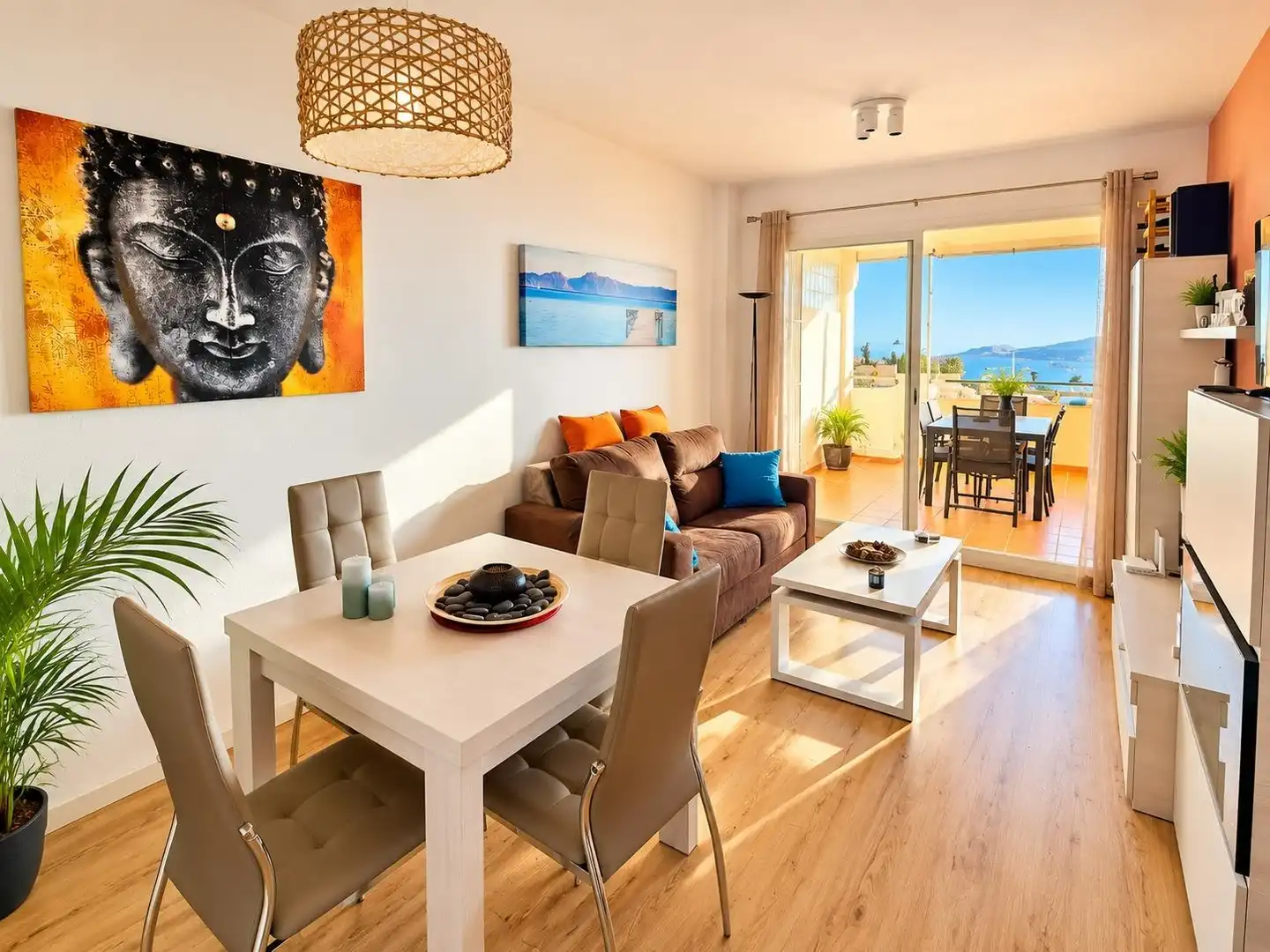 Living room of Flat for sale in Doña Julia Golf