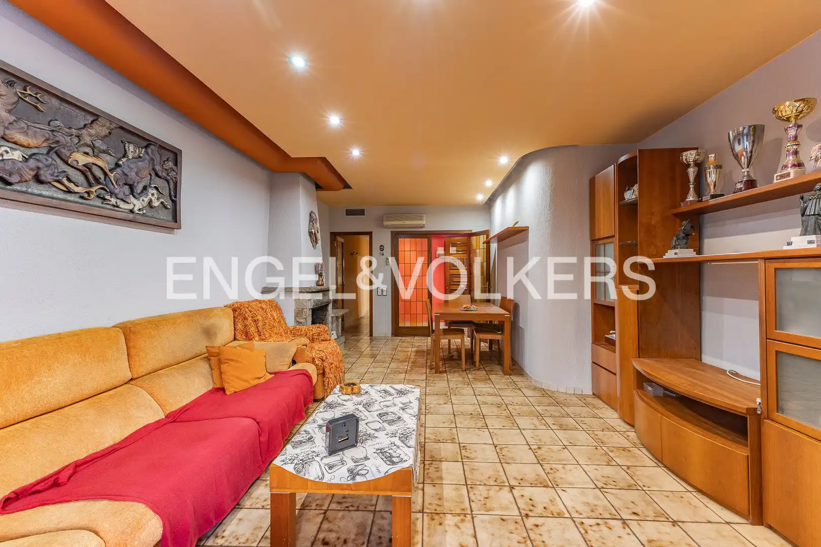 Sala de estar de Casa adosada en venta en Martorell, Barcelona