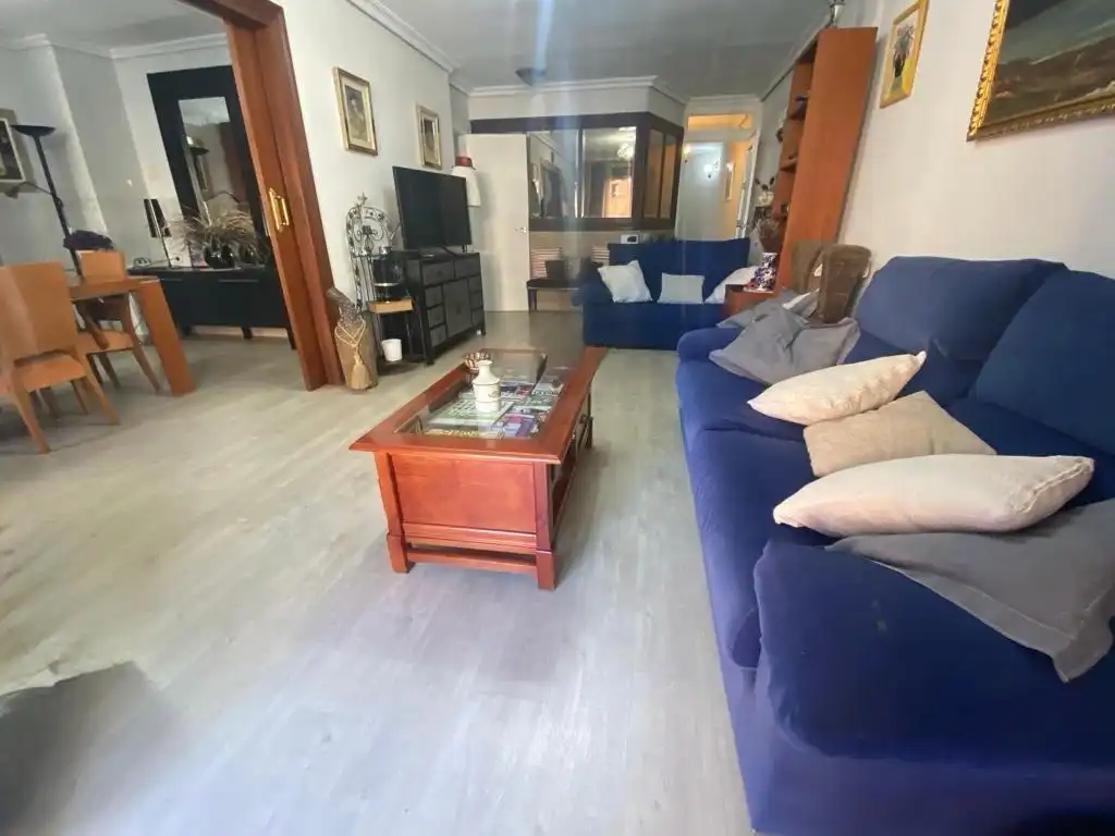 Living room of Flat for sale in Murcia  with Furnished and Balcony
