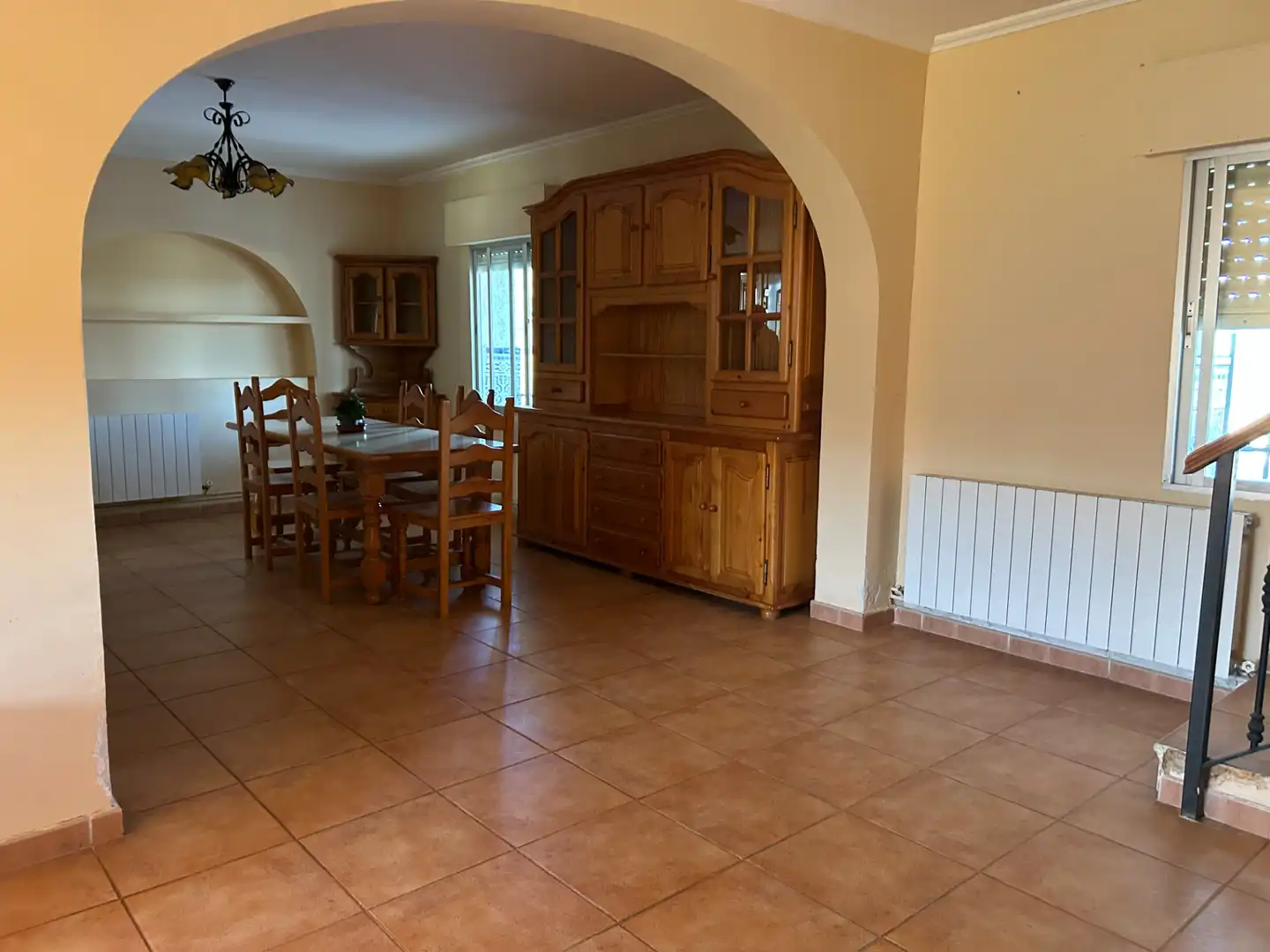 Comedor de Finca rústica en venta en Navas del Rey con Calefacción, Jardín privado y Terraza