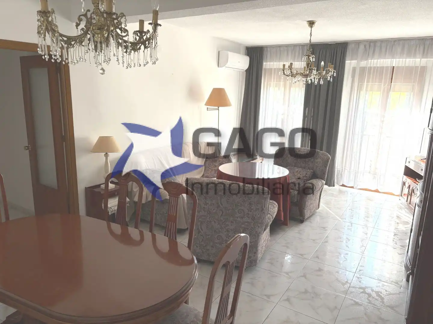 Living room of Flat for rent in Córdoba  with Air Conditioner, Heating and Furnished